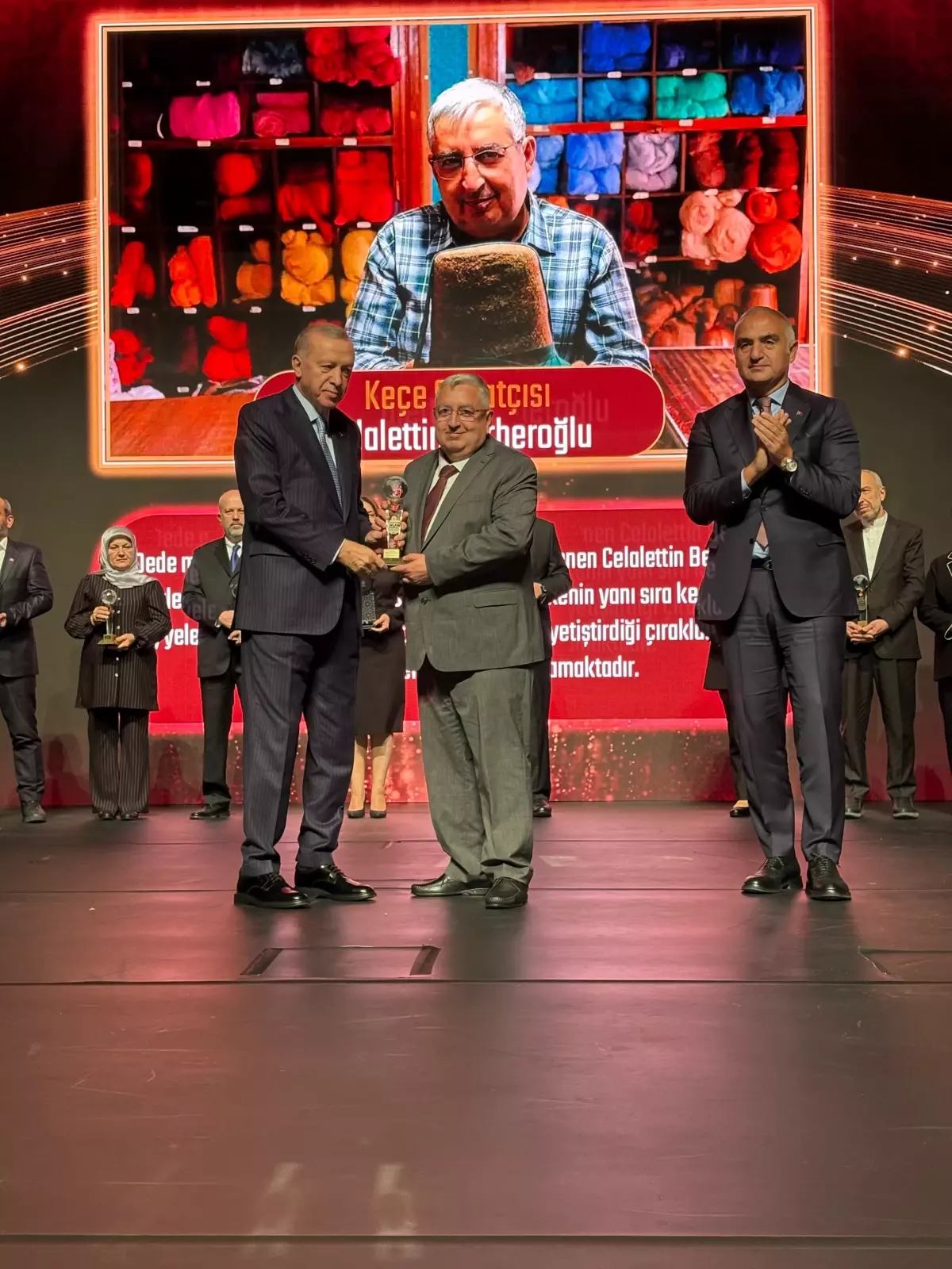 Keçe Ustası Semazen Celalettin Berberoğlu’na ‘Yaşayan İnsan Hazinesi’ Ödülü